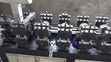 Fully automatic T bar cross T rolling forming machine