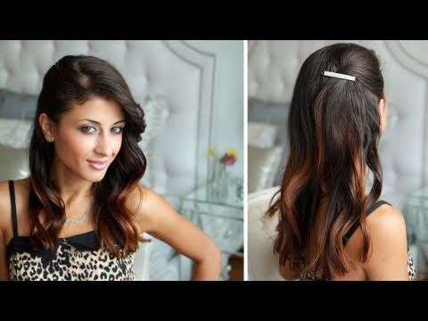 Celebrity Side Pinned Hairstyle Youtube