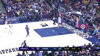 Lance Stephenson Blocks Dwight Howard Then Celebrates and Allows For Hornets Easy Dunk