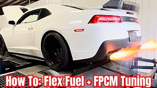 Dyno Tuning a BTR Stage 3 LS3 Camaro on E85 + FPCM Tuning
