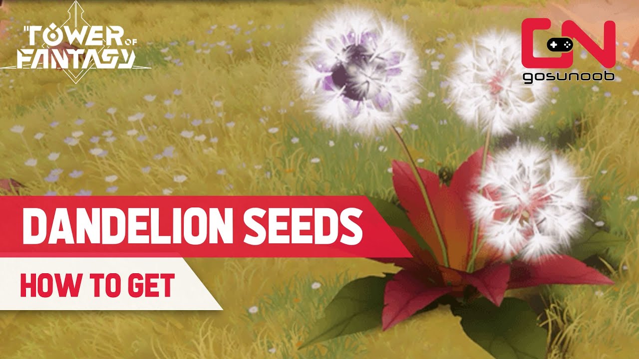 How to Get Dandelion Seeds & Black Nucleus in Tower of Fantasy