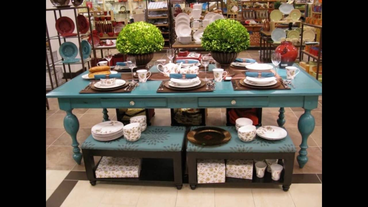 Turquoise Dining Tables and chairs