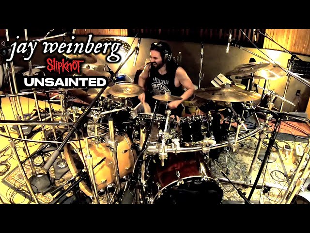 Jay Weinberg (Slipknot) - Unsainted Studio Drum Cam class=