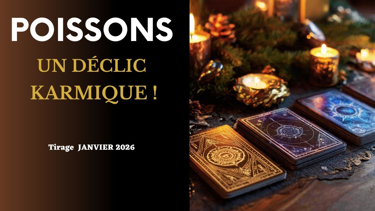 Poissons Ça va vous secouer, une Blessure ancienne enfin guérie... I Tirage janvier 2026