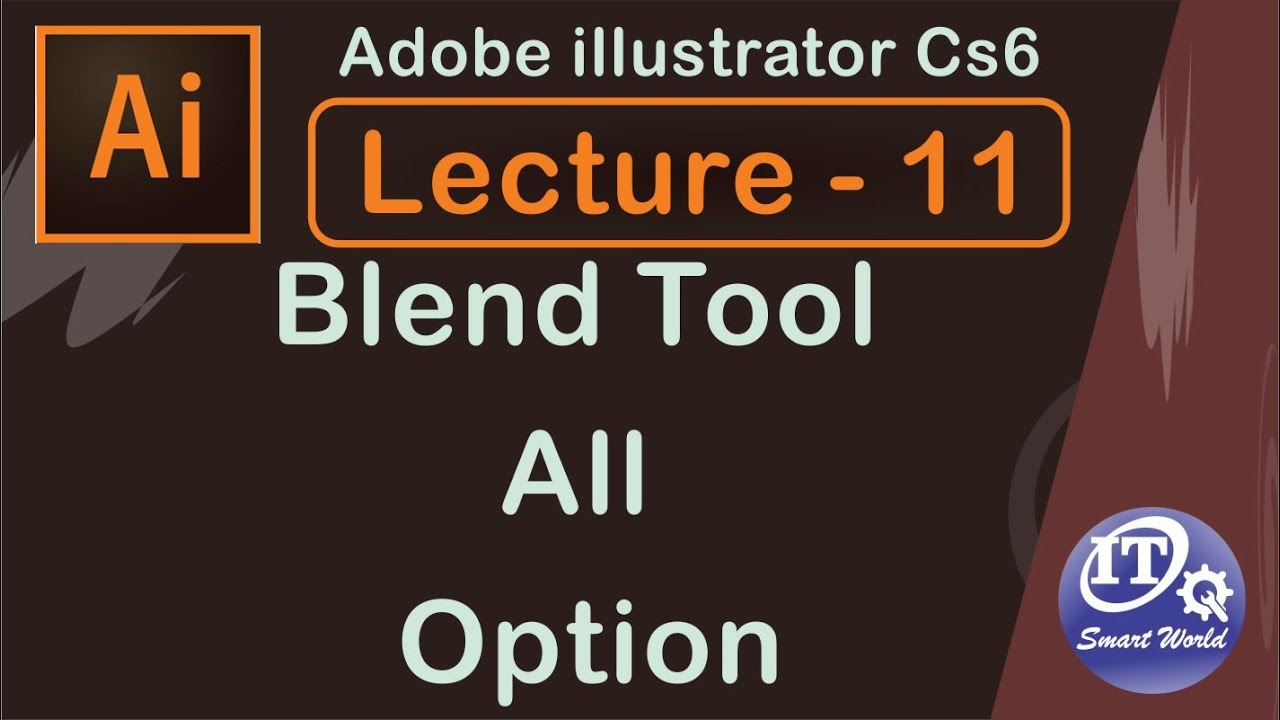 Blend tool all option |  Adobe illustrator full tutorial in hindi | Lecture 11