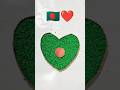 Bangladesh Flag 🇧🇩 #diy #shorts #drawing #easy