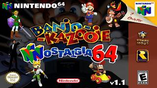 (vertical) UMA HOMENAGEM AOS JOGOS DE 64 pt.2 #retrogame #n64 #banjokazooie #bknostalgia #hackrom