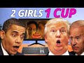 The presidents react to 2 girls 1 cup