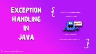 JAVA INDETAIL,EXCEPTION HANDLING WITH REAL TIME EXAMPLE
