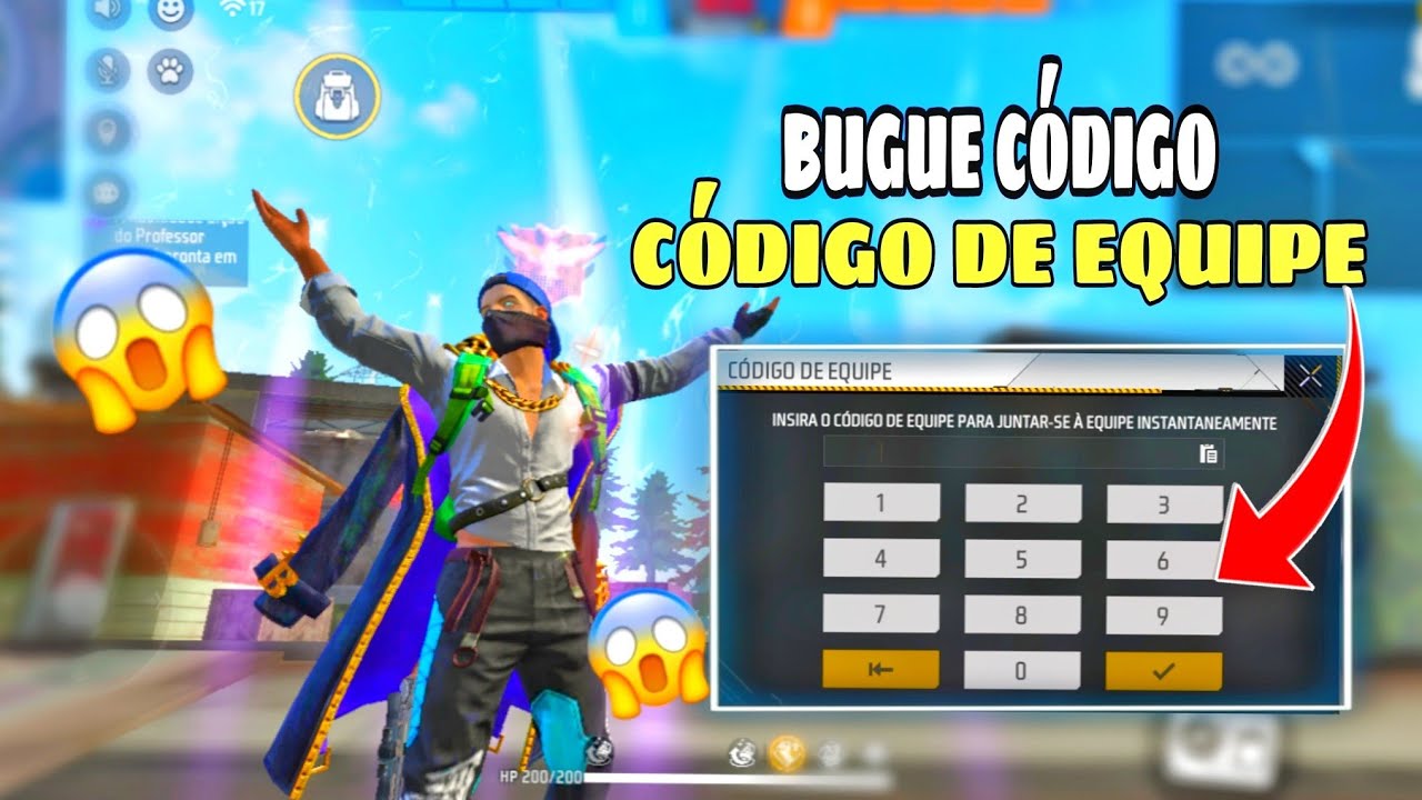 codigo de equipe #free fire #fypviral