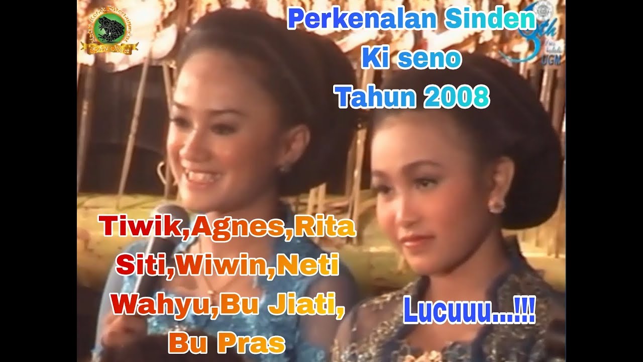 Perkenalan Sinden Ki Seno Tahun 2008 #katakkerak #perangbaratayudha