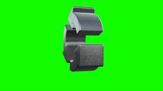 Recycle Animation In Green Screen Free Stock Footage