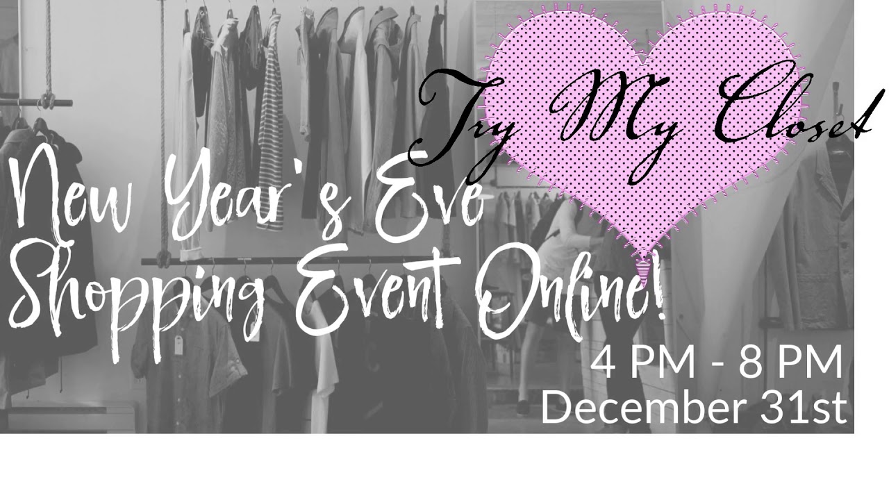 New Year's Eve Shopping Event Online!