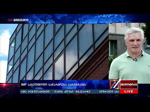 IMF  სახელმწიფო საწარმოებს აკრიტიკებს - გიგა ბედინეიშვილი ანალიტიკაში