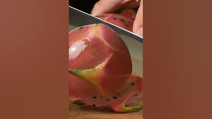 Cutting Glass Fruit Dragonfruit 🍉 ASMR #ai #aiart #asmrsounds #asmr #aiasmr #satisfyingvideo #trend