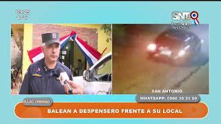 Intento de asalto a un trabajador frente a su local en San Antonio