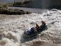 Massive Pearce Ferry Rapid Run Grand Canyon, 6 Rafts & 1 Kayak, Big Water