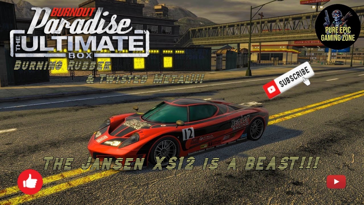 Burnout Paradise: The Jansen XS12 is a BEAST! 'Burning Rubber and