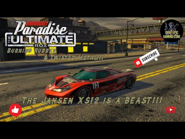 Burnout Paradise: The Jansen XS12 is a BEAST! 'Burning Rubber and