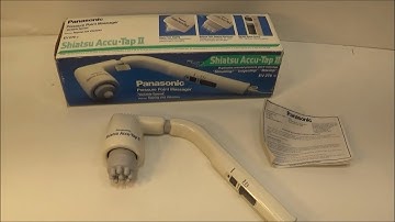 Panasonic EV278 Shiatsu Accu-Tap II Pressure Point Massager Variable Speed