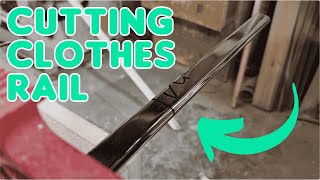 How to cut clothes hanging rail
Learn how to cut clothes hanging rail using a 4 1/2 angle grinder with a metal cutting disc. How to cut clothes hanging rail