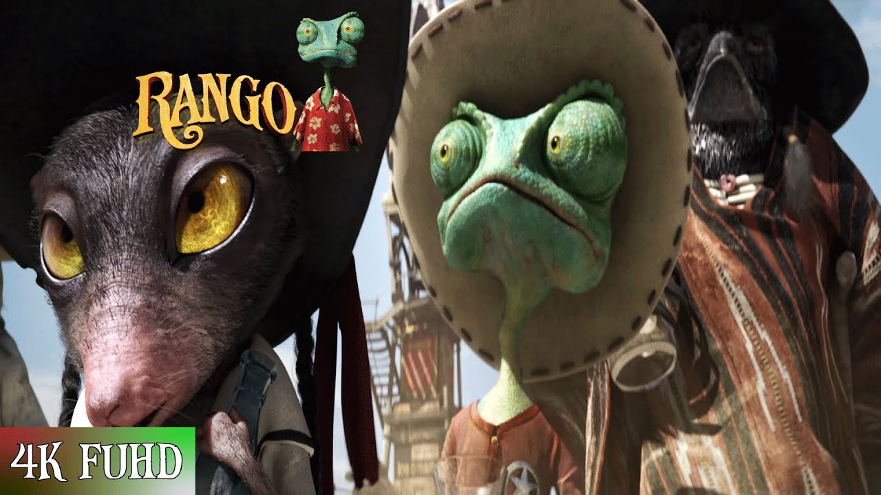Rango cool water song rango movie 2011 hank williams 4k fuhd 