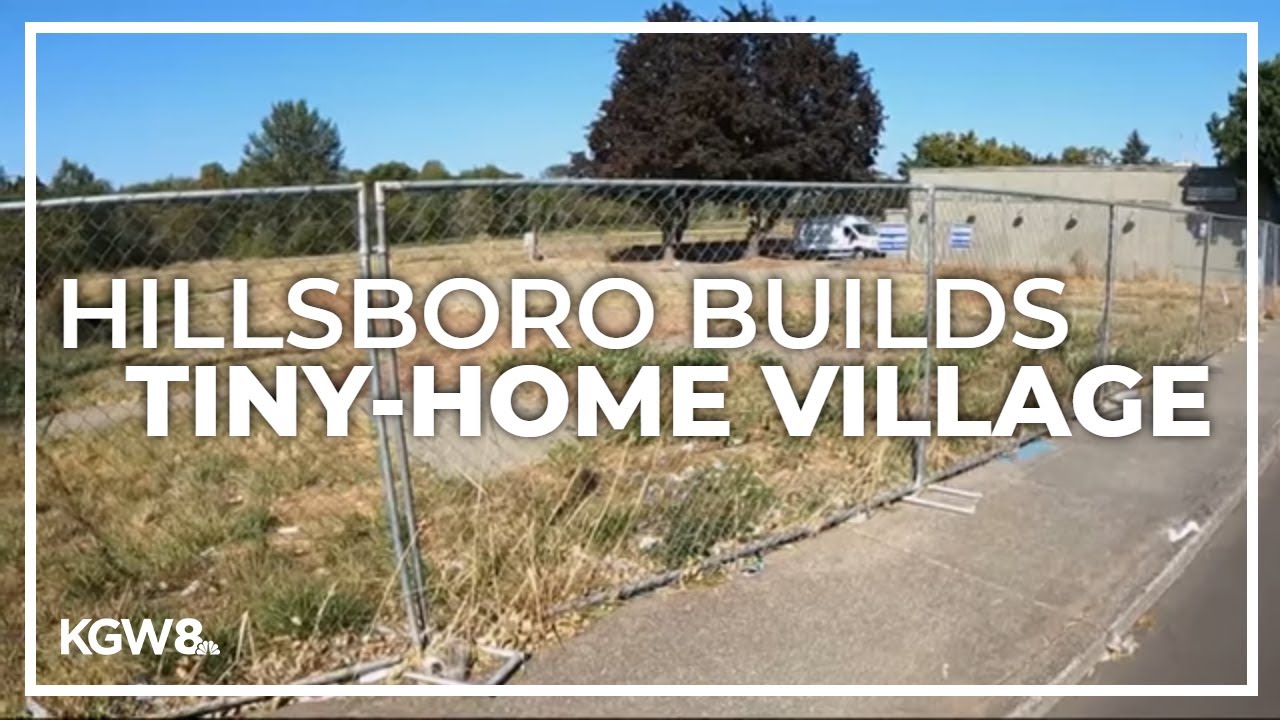 Hillsboro builds its first tinyhome village for transitional housing