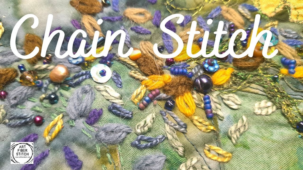 Chainstitch Project How and where to use chain stitch in your embroidery projects and ...