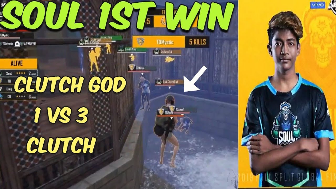 CLUTCH GOD 1 VS 3 CLUTCH , SOUL 1ST WIN IN PMCO FALL SPLIT GLOBAL FINAL II G T C