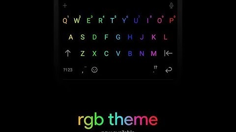 Chroma Keyboard For Android Smartphones | RGB & Chameleon Theme | Neon Keyboard