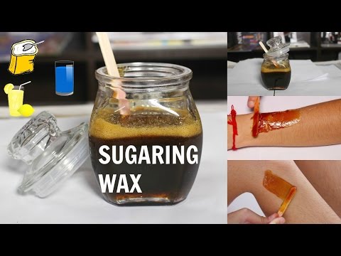 Diy Sugaring Wax For Body Hair Removal How To Apply Youtube