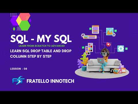 Learn SQL DROP TABLE and DROP COLUMN Step by Step