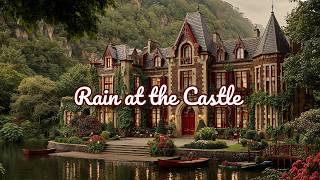 Victorian Castle on a Lake Ambience | Rain, Thunder & Soft Piano screenshot 3