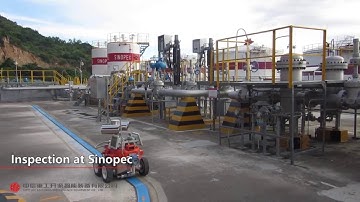 Inspection robot for the oil/gas storage