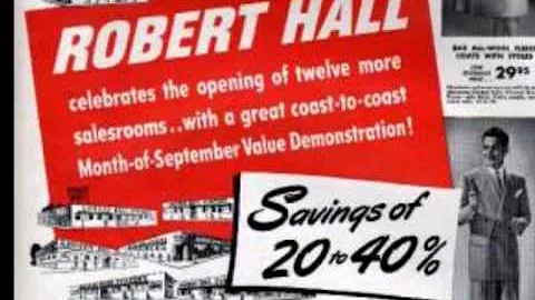 Robert Hall Commercials