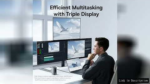 Baseus USB C Hub to DP 4K@60Hz HDMI DisplayPort 11-IN-1 Docking Station Triple Display RJ45 PD 100W