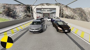 BIG RAMP JUMPS WITH REAL CAR MODS #1 BEAMNG DRIVE CRASHES  | CrashDestructions