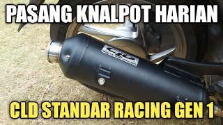 Knalpot CLD Standar Racing Gen 1 Beat untuk harian ‼️