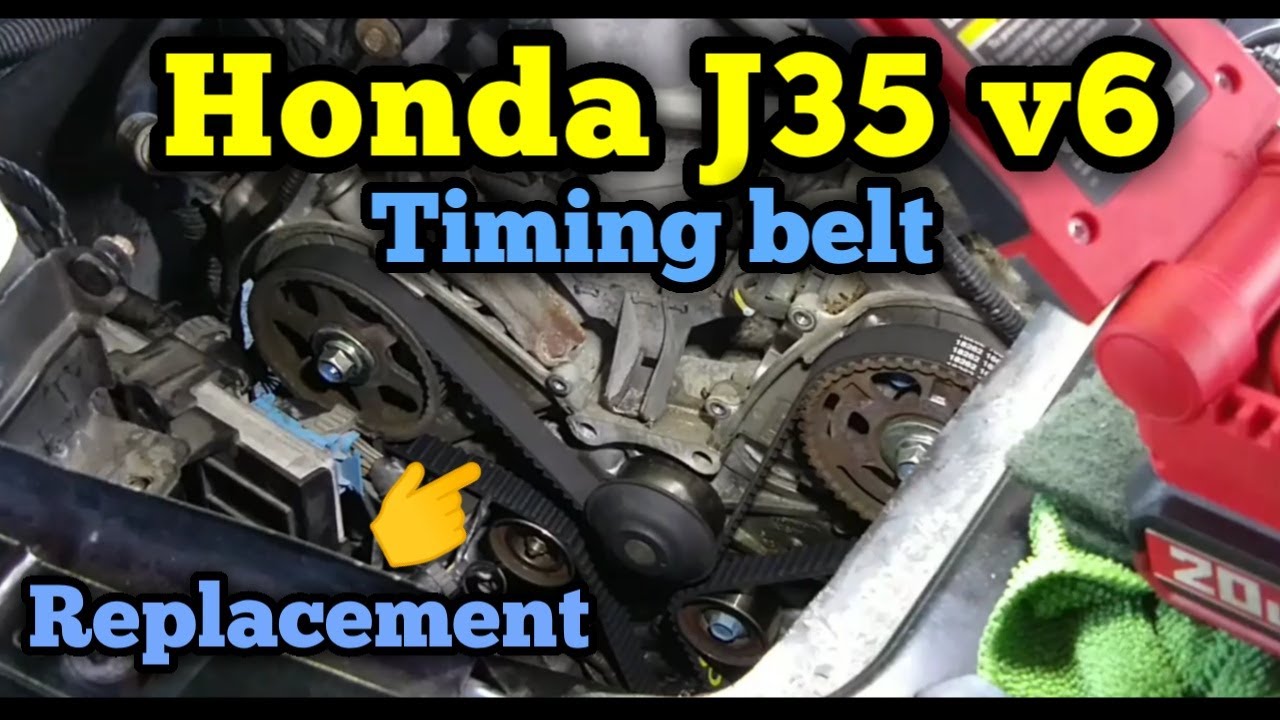 Honda J Series Timing Belt Replacement (Easy) YouTube