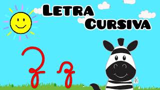 Letra Z - Vamos aprender a fazer a letra Z cursiva.