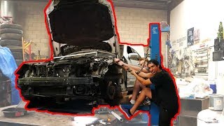 PULLING THE FRAME ON THE S55 AMG! by OffBeat Garage 16,982 views 4 years ago 18 minutes