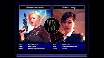 Command & Conquer General Zero Hour Challenge General Alexander VS General Leang Hard Mode #7