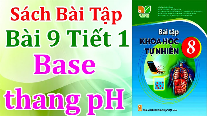 Sách bài tập khtn 8 kết nối tri thức