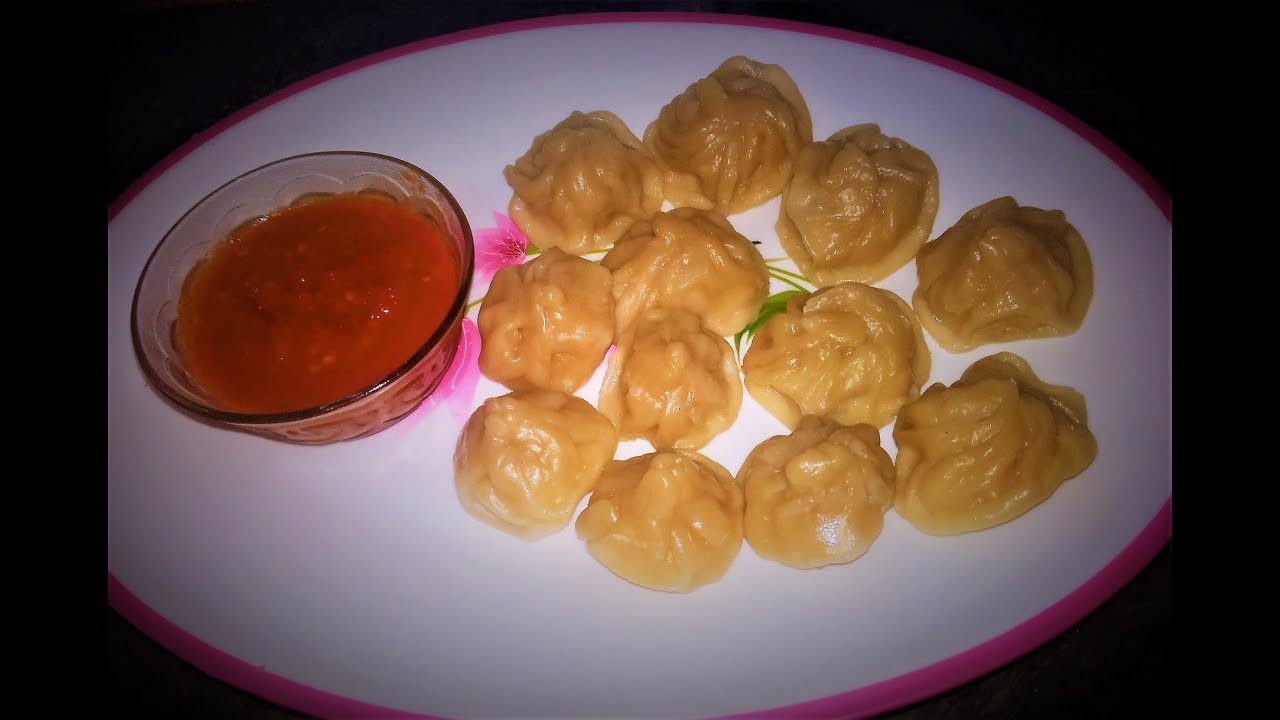 cooking chicken momos at home in pressure cooker Chicken Momos
