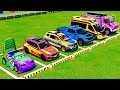 POLICE COLORFULL - TRANSPORTING POLICE CARS, AMBULANCE VEHICLES, FIRE TRUCK WITH TRUCK - FS22 #658