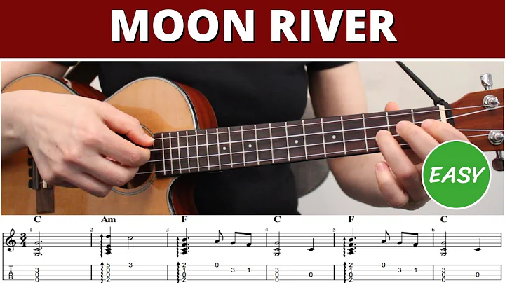 Moon River EASY Ukulele Fingerstyle   Tutorial + T...