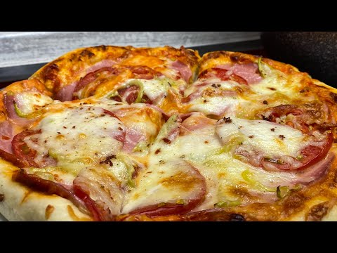 Видео: Домашняя пицца | простое в приготовлении тесто 👍