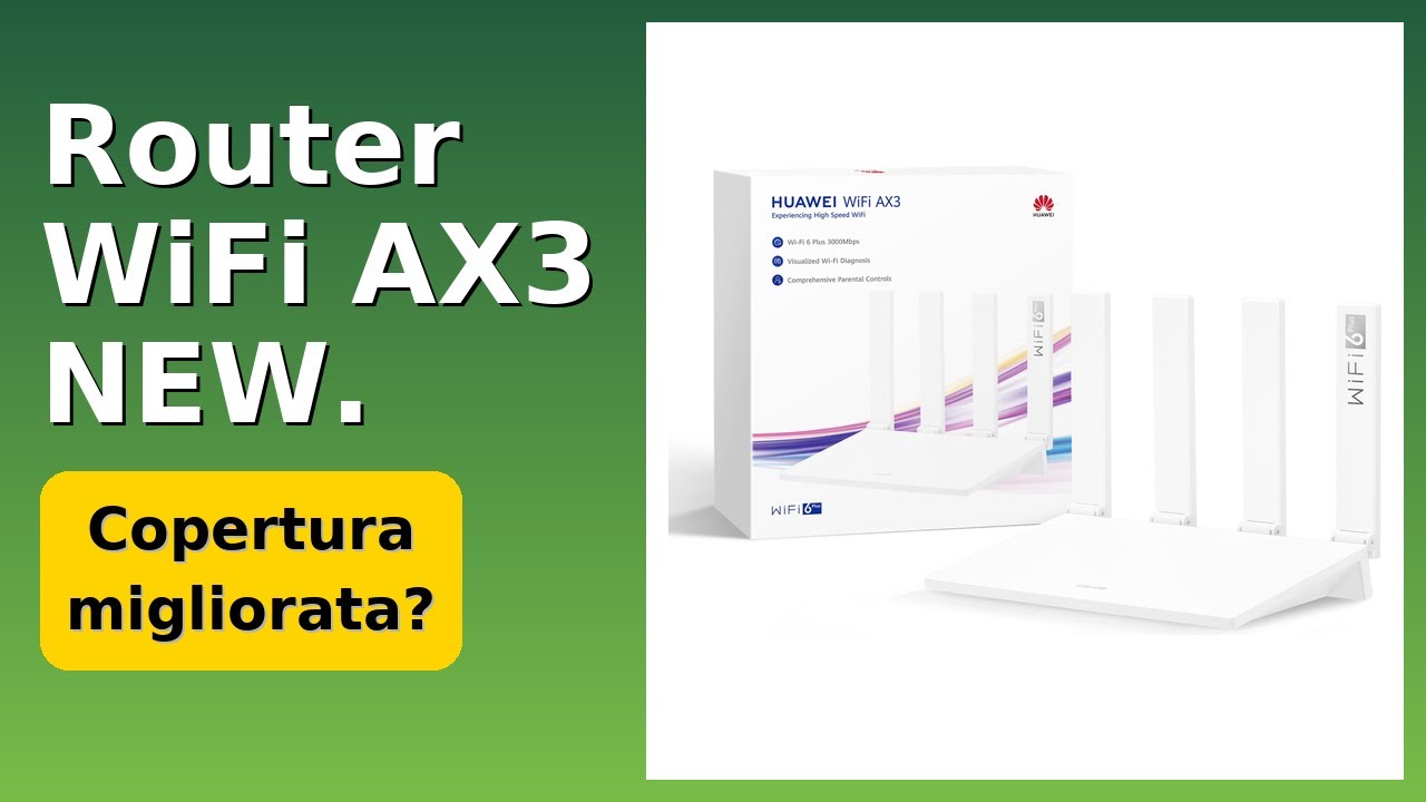 RECENSIONE (2025) : Router WiFi AX3 NEW. DETTAGLI ESSENZIALI - YouTube