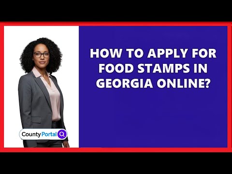 How To Apply For Food Stamps In Georgia Online