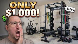 I Built a Full Home Gym for $1,000 (Commercial Gyms Hate This Video)